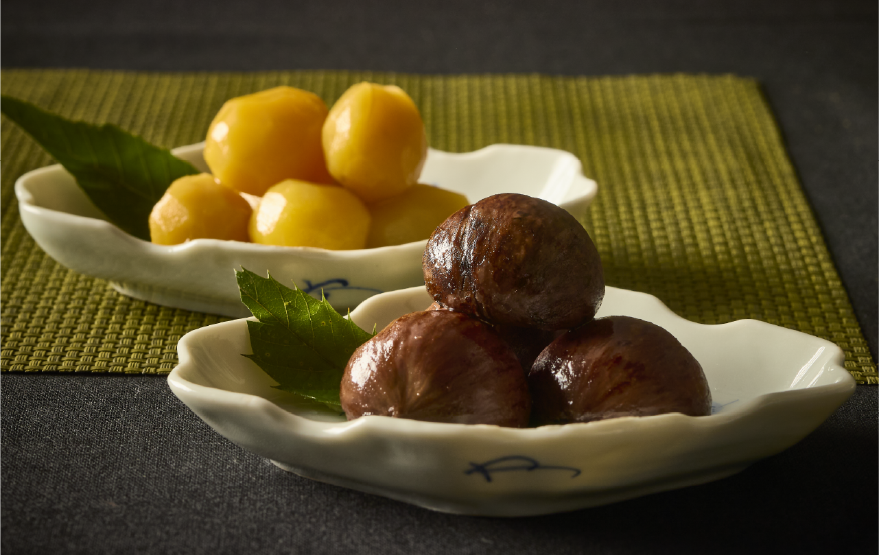無漂白・無着色の甘露煮