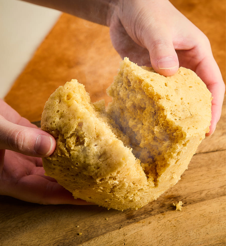 おうちでできたて黒糖ふくれ菓子