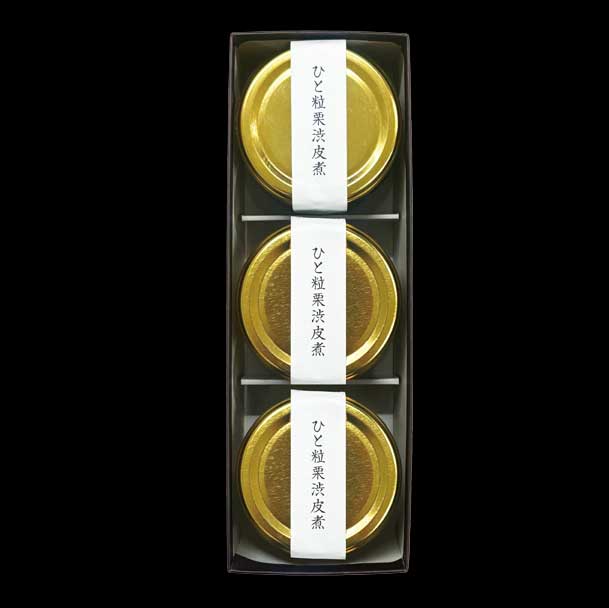 ひと粒栗渋皮煮　俯瞰